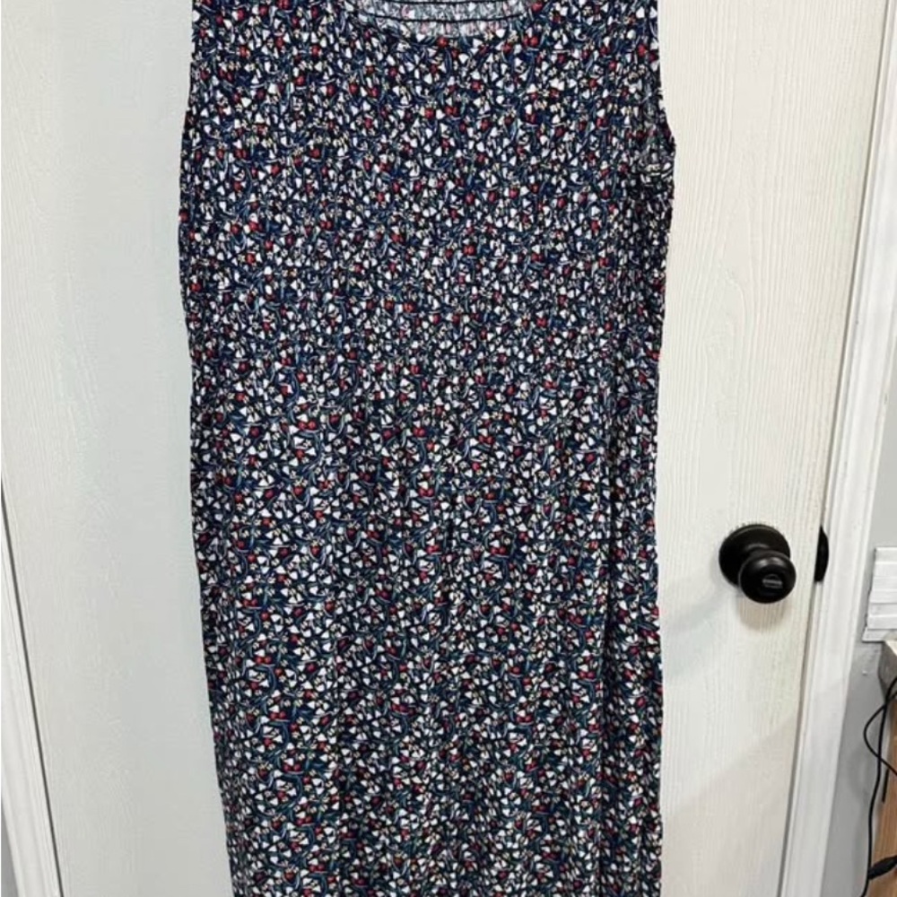 Croft & Barrow Black and White Sleeveless Maxi Dress